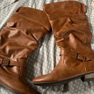 Calf height boots
